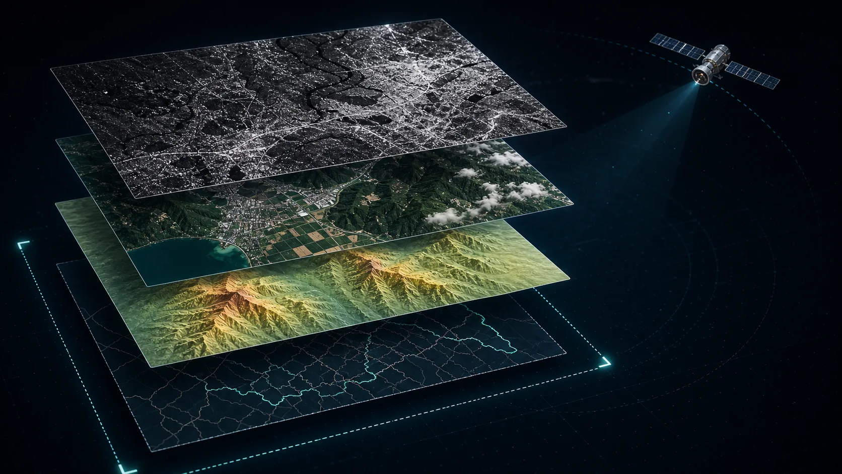 Realistic SAR optical and DEM layered subset stack